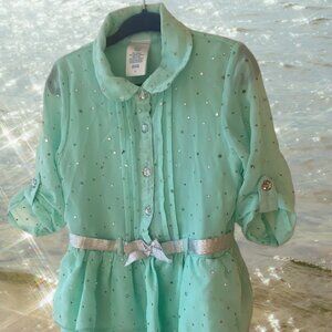 Wonderkids Sequin Collar Dress Shirt